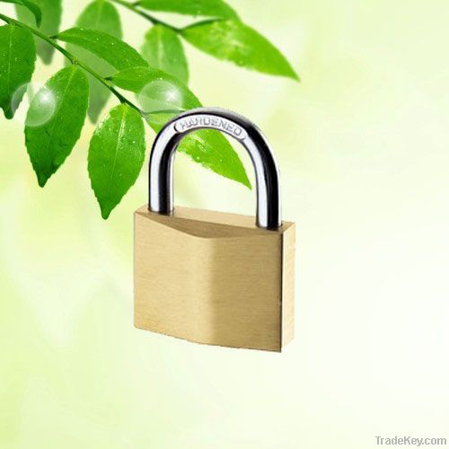 keyed alike brass padlock