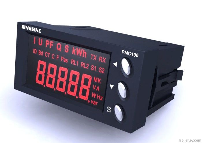 PMC100 Single Phase Digital Power Meter (2 Channel DI-DO)