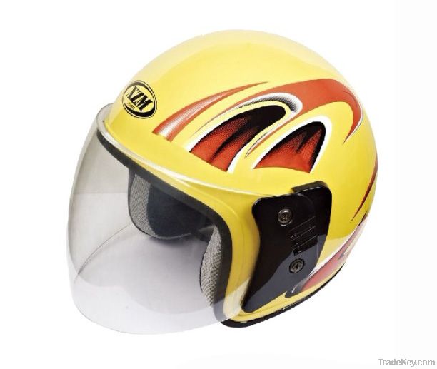 Open face helmet