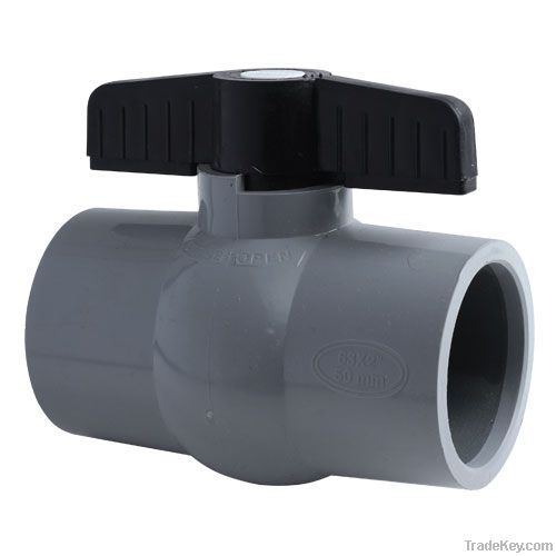 Solid Plastic Ball Valve