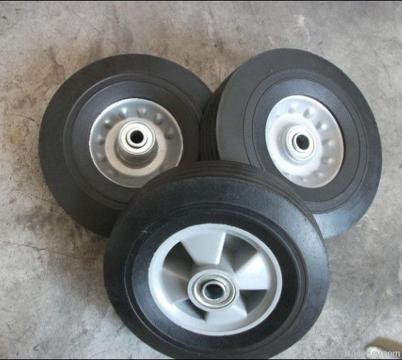 solid rubber wheel