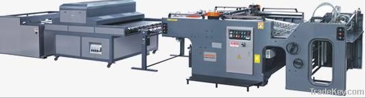 Automatic cylinder screen printing machine