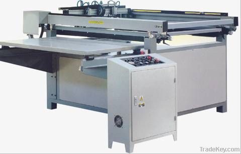 Large-size semiautomatic screen printing machine