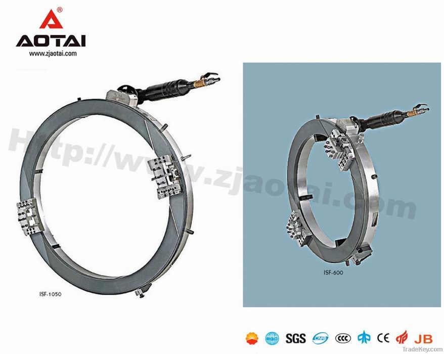 Portable Pneumatic Pipe Cutting and Beveling Machine (ISF Series)