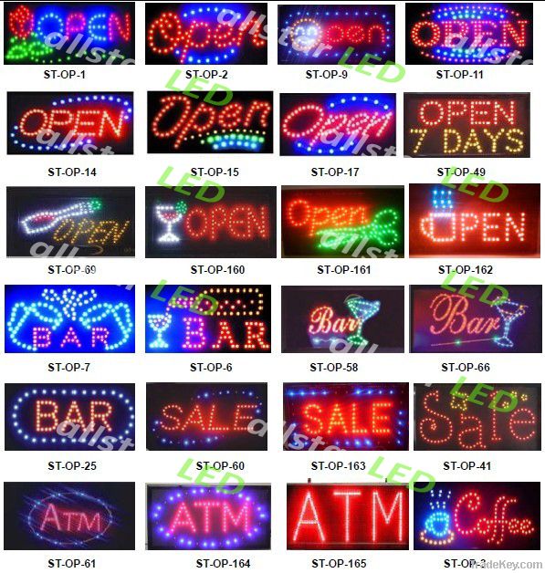 LED open sign