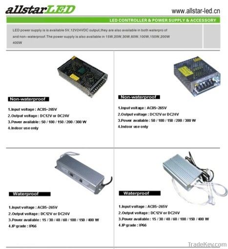 LED power supply / LED transformer