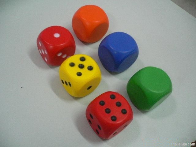 PU foam dice/PU cube