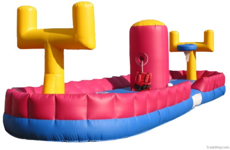 Inflatable sport games bungee run