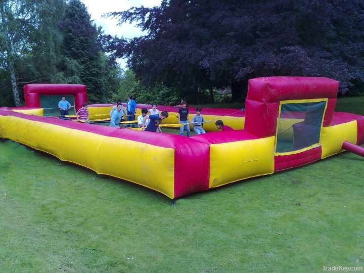 Inflatable sport games soccer field