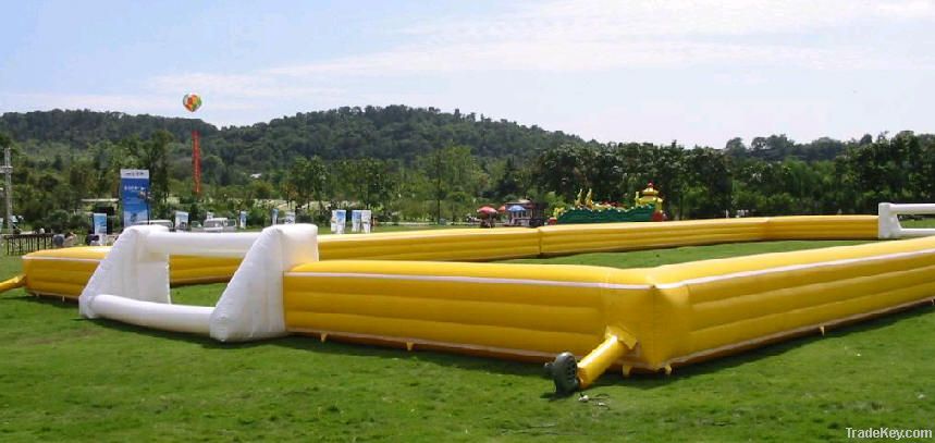 Inflatable sport games soccer field