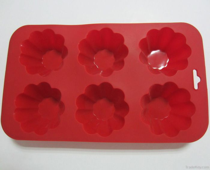 Silicone cake molds