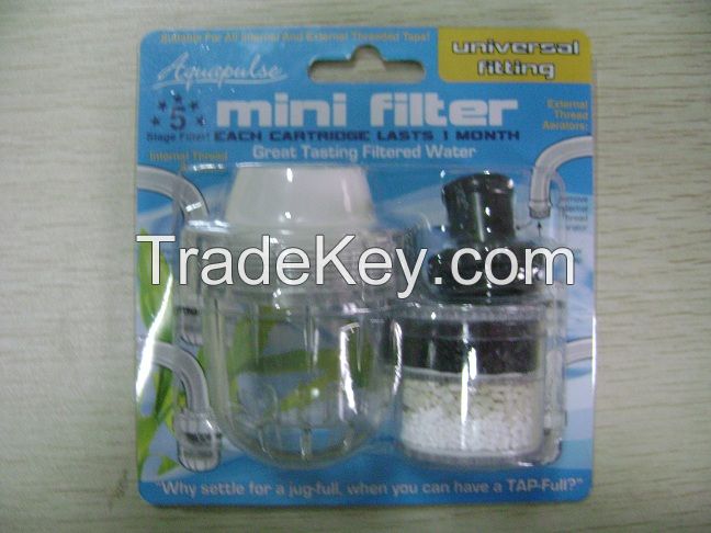 Tap Water Filtering Replacement Core on Faucet