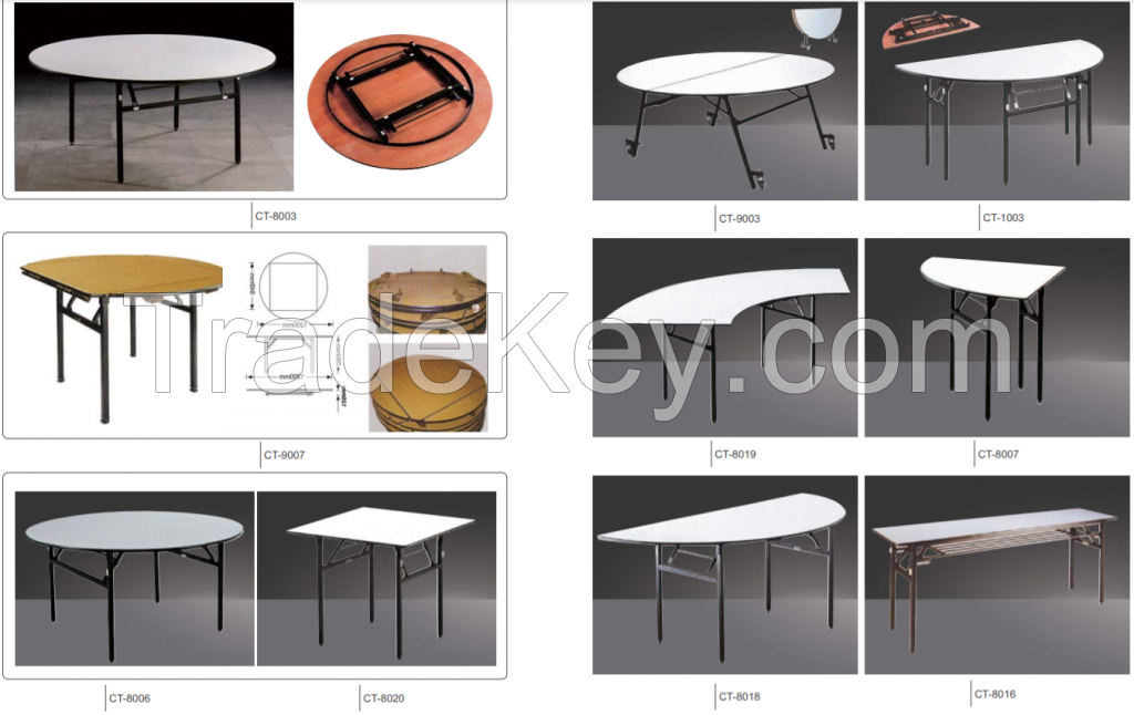 Classic hotel multi-functional dining table series