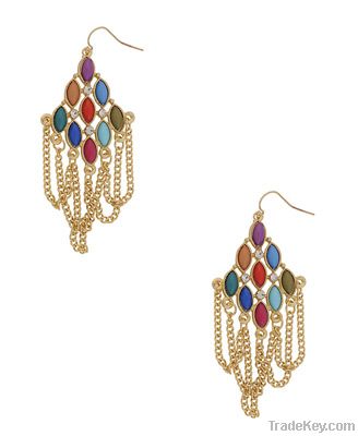 Fashin beaded drop earrings