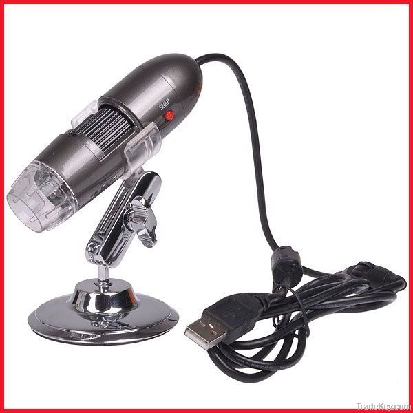 2.0 Mega Pixels 8-LED USB Digital Microscope