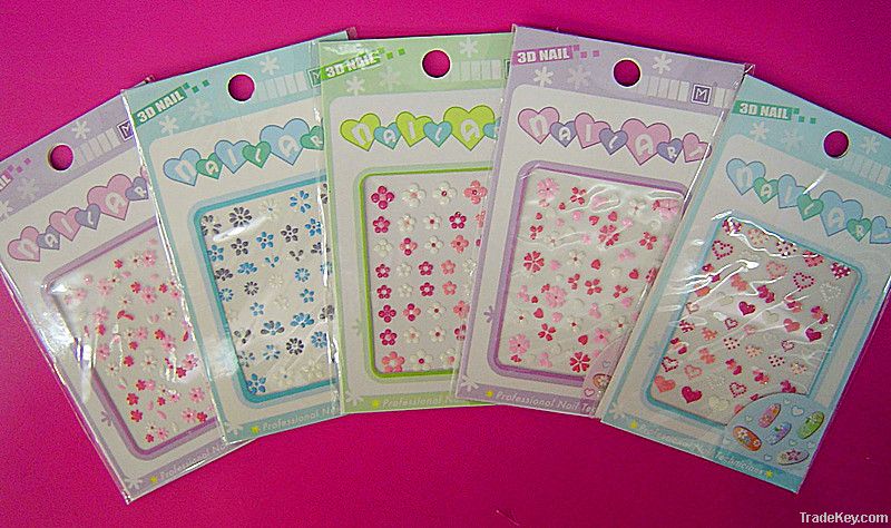 Hot Sell Fashion Beautiful Nail Polish Stickers