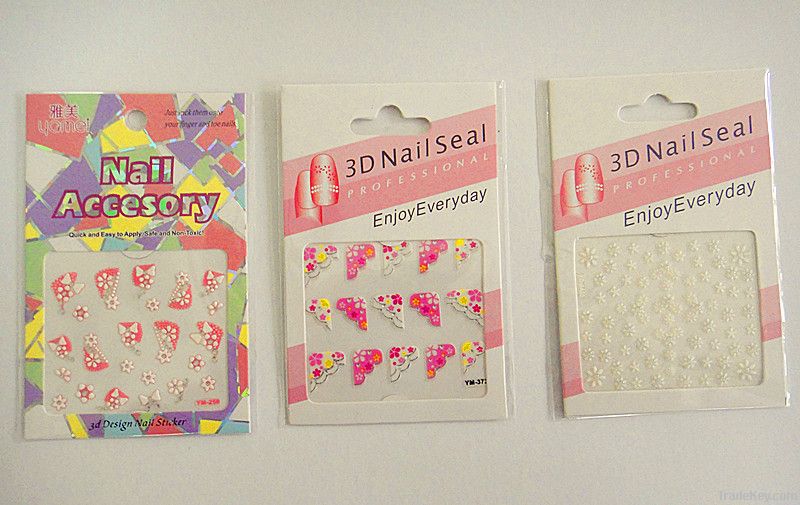 Hot Sell Fashion Beautiful Nail Polish Stickers