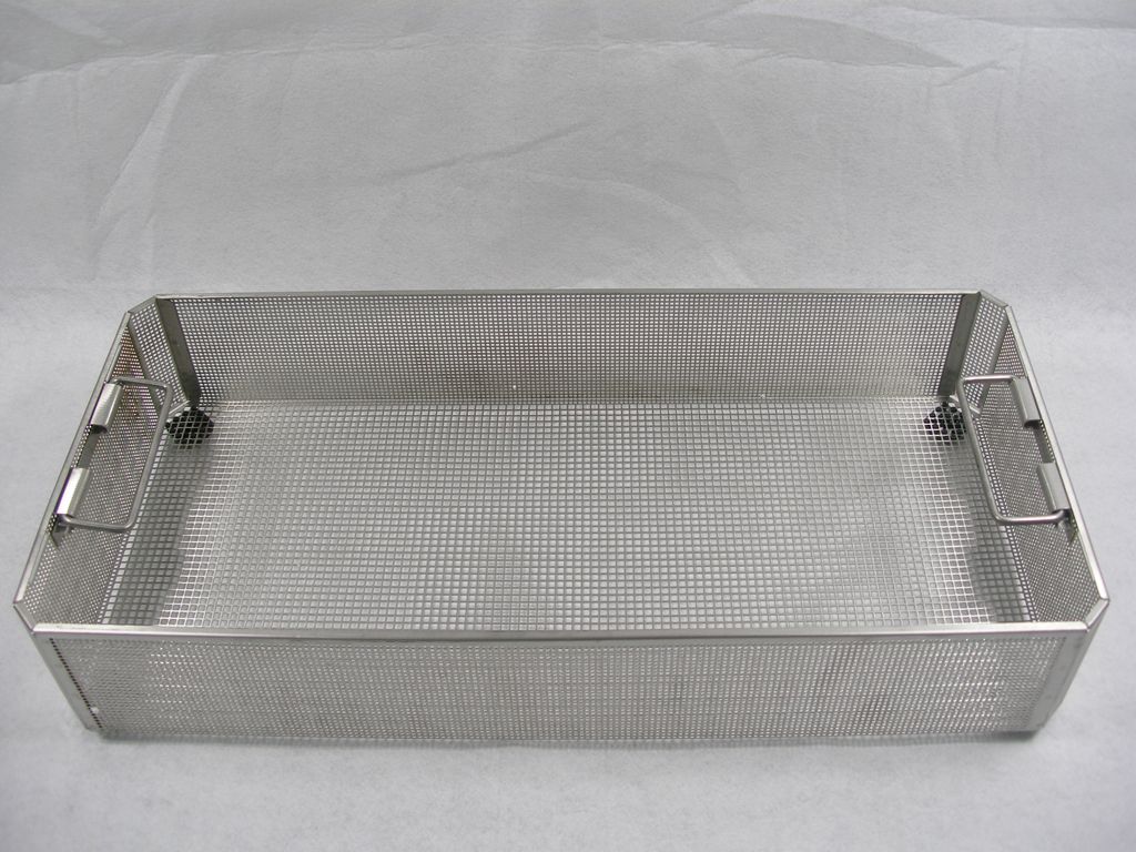 stainless steel perforated sterilization basket(Y403)