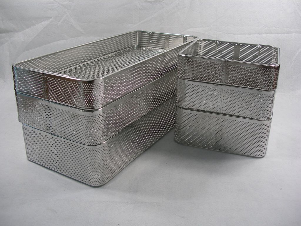 Medical Perforated Sterilization Basket(PW412)