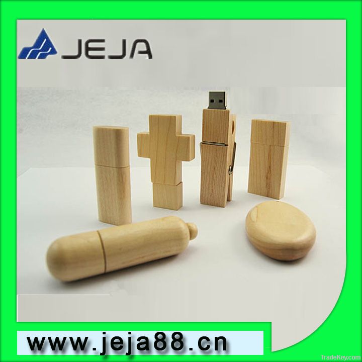 fancy wood usb flash drive W-8002