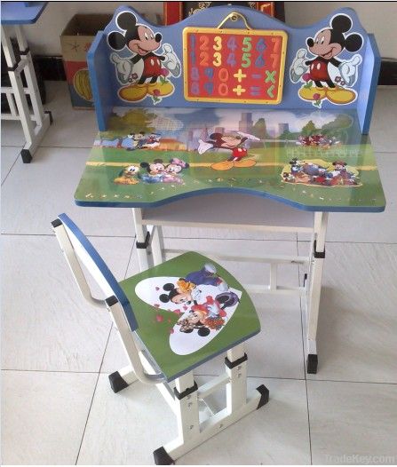 Hot sales, Children Furniture, children student Study desk and chair