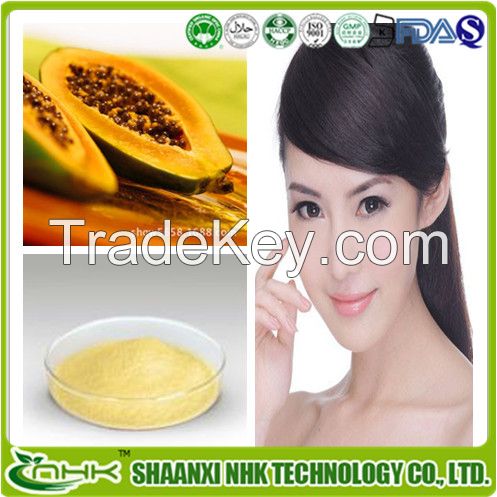 Papaya extract for dietary supplement , meat tenderizer papain from papaya