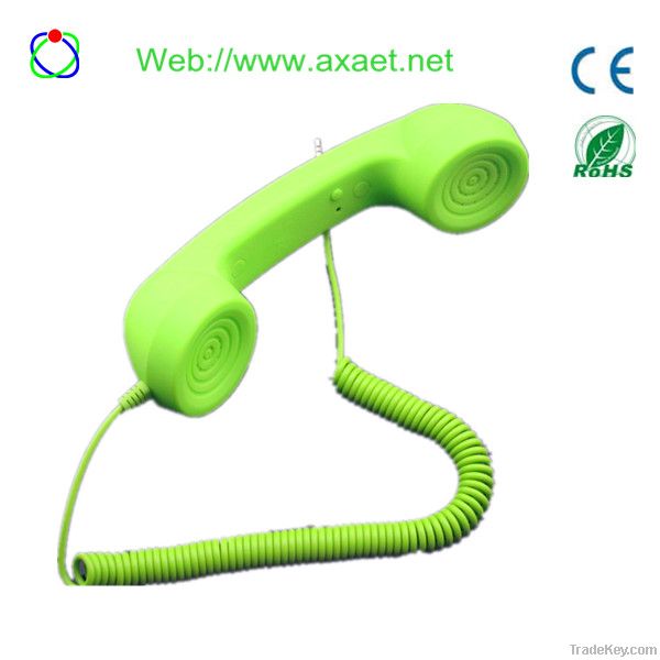 Pop retro phone handset