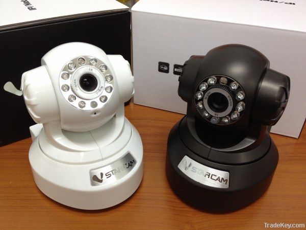 Wireless Indoor H.264 Pan/Tilt IR-CUT IP Camera