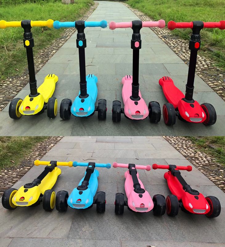 Kids swing scooters kick scooters