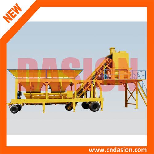 Mobile Concrete Mixing Plant