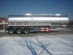 light duty Aluminium Alloy Tanker Semi-Trailer