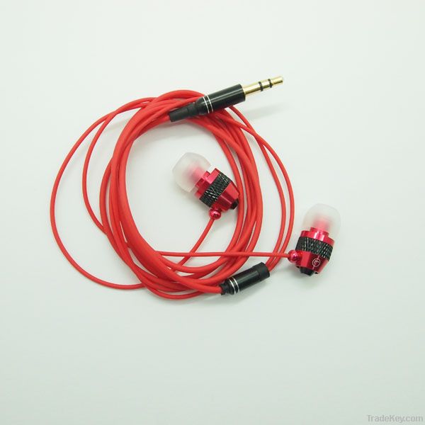 3.5mm jack headphone with metal housing