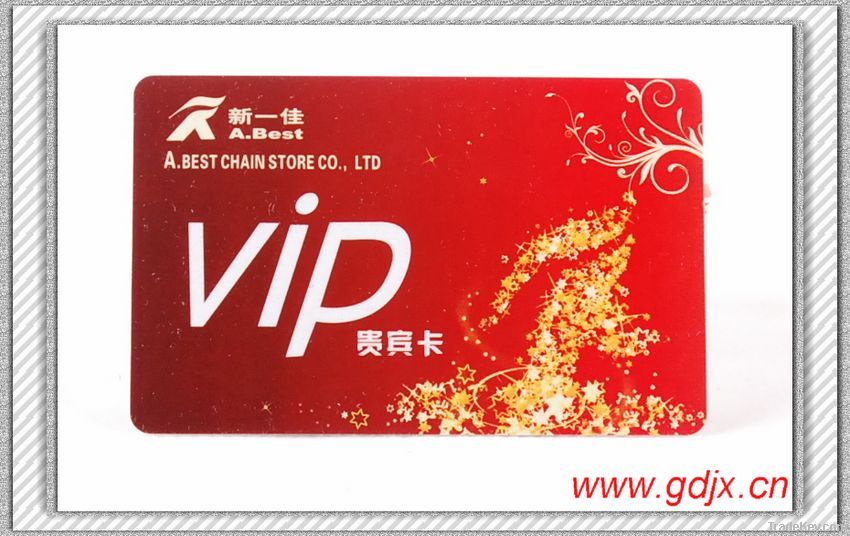 pvc vip cards