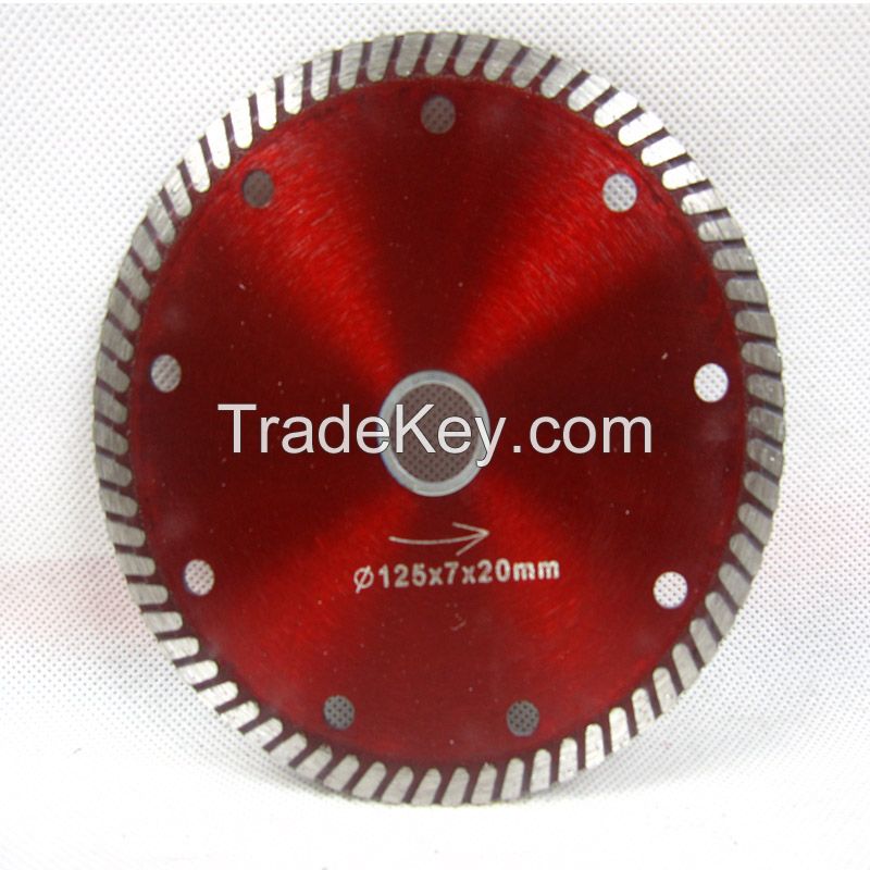 4.5-10inch hot pressed turbo diamond saw blade for ceramic tile