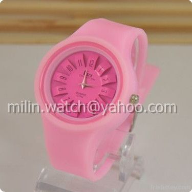 milin watch fashion silicone watch holiday promotion