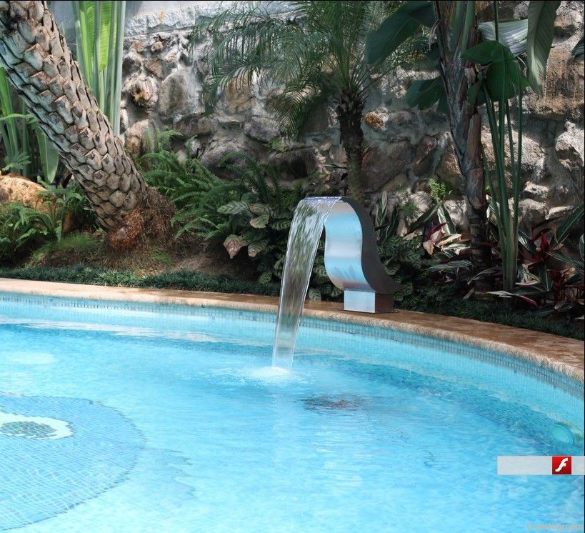 Swimming Pool Waterfall