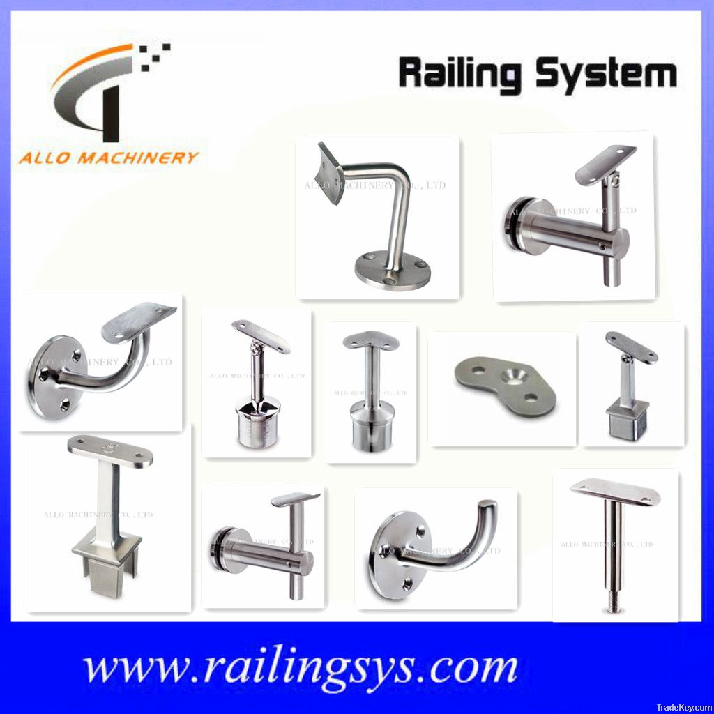 Stainless steel handrail fittings brackets