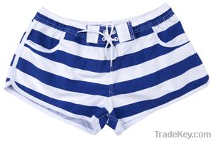 Striped boardshorts for women sports wear  WHB1284