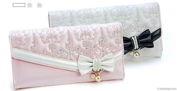 Popular leather women&#039;s wallet