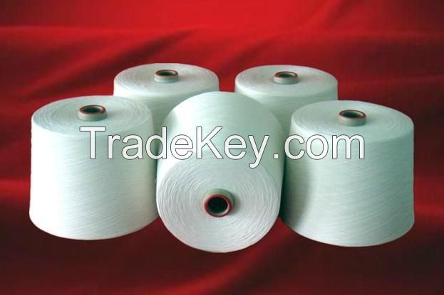 100% raw white ring spun carded and combed cotton yarn for knitting