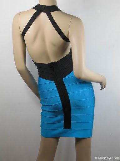 backless top high fashion women cocktail dress