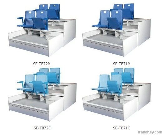 anti-aging telescopic chair, indoor stadium seat