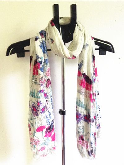 China scarves,printed polyester scarf,uk and usa design,atmosphere brand scarf,butterfly scarf in USA