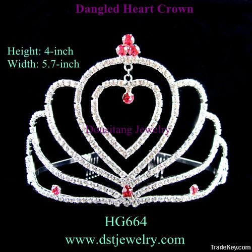 Factory wholesale fashion rhinestone crowns or tiaras