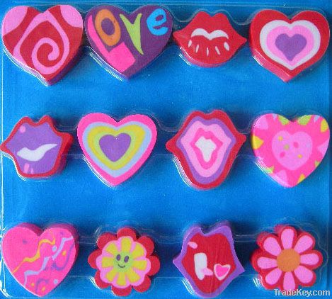 Assorted Valentine Eraser