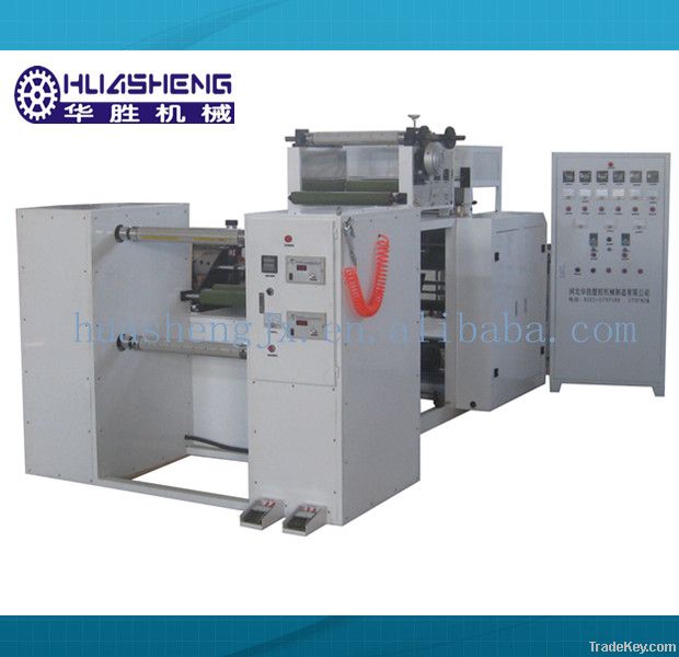 Double rewind hot melt adhesive coating machine