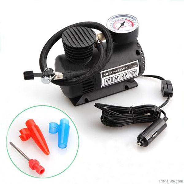 Portable Car Air Compressor, mini auto tire inflator