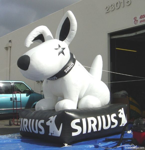 inflatable dog