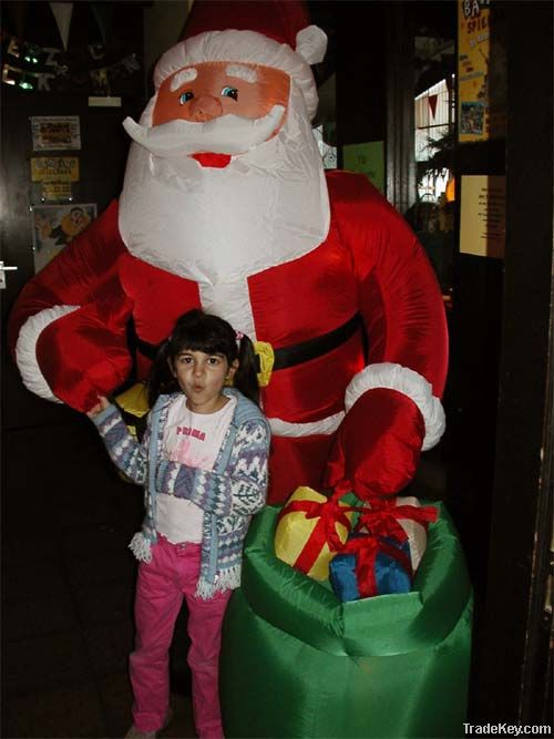 inflatable Santa Claus