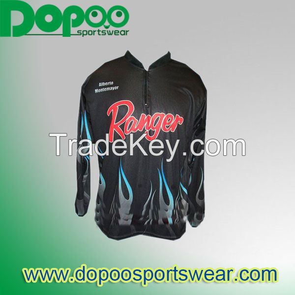 China custom oem fishing jersey fishing shirt